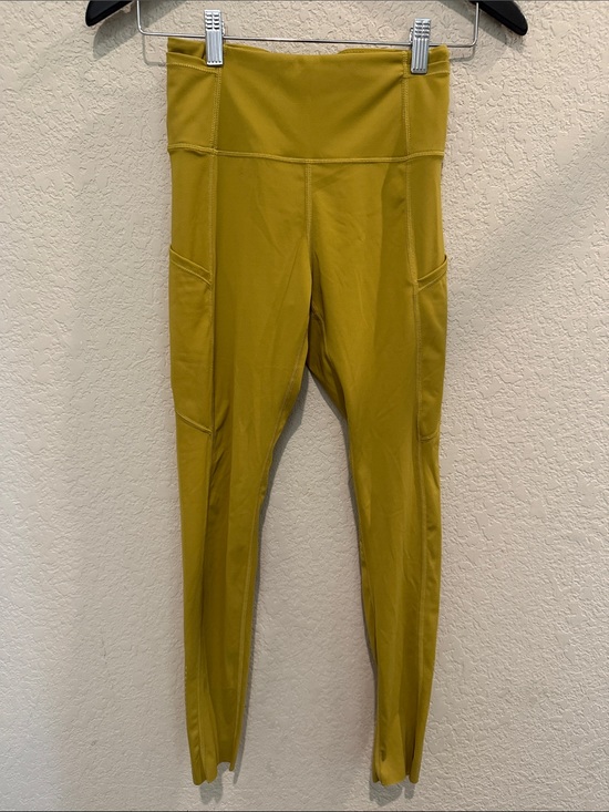 lululemon athletica Pants - Lululemon High-Waist Pocket Leggings in Mustard Yellow size 4